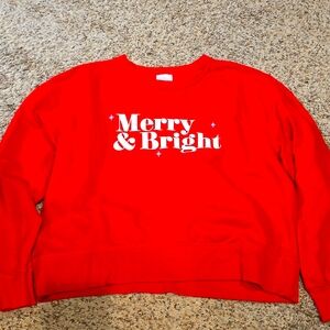 Merry & Bright sweatshirt